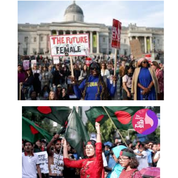 নারীবাদ আন্দোলনের একটি চিত্র