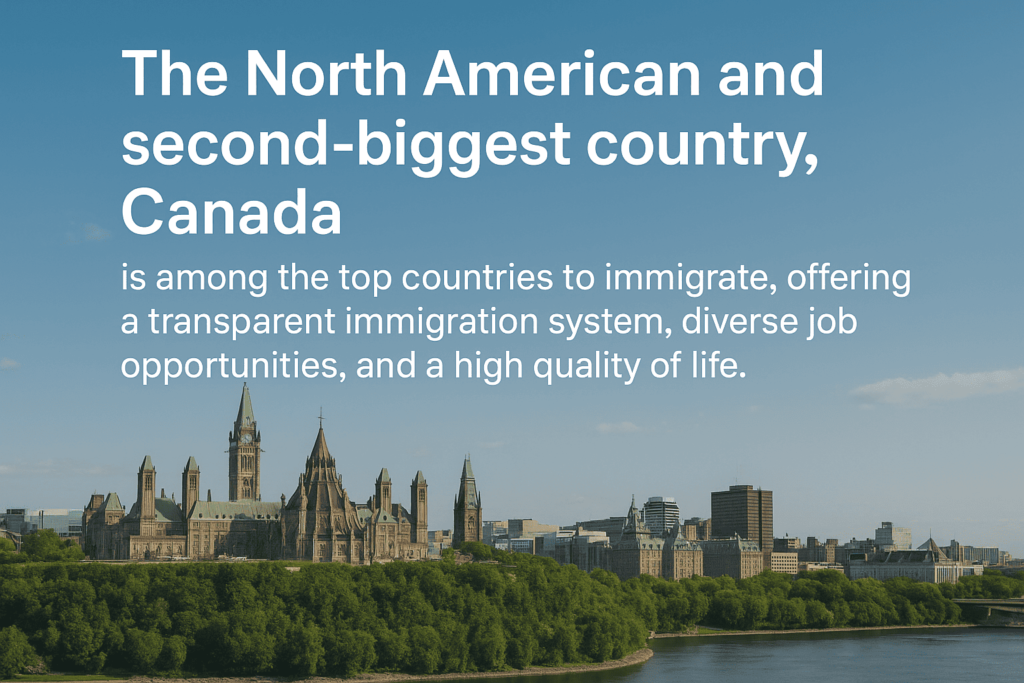 Top country to immigrate to Canada
