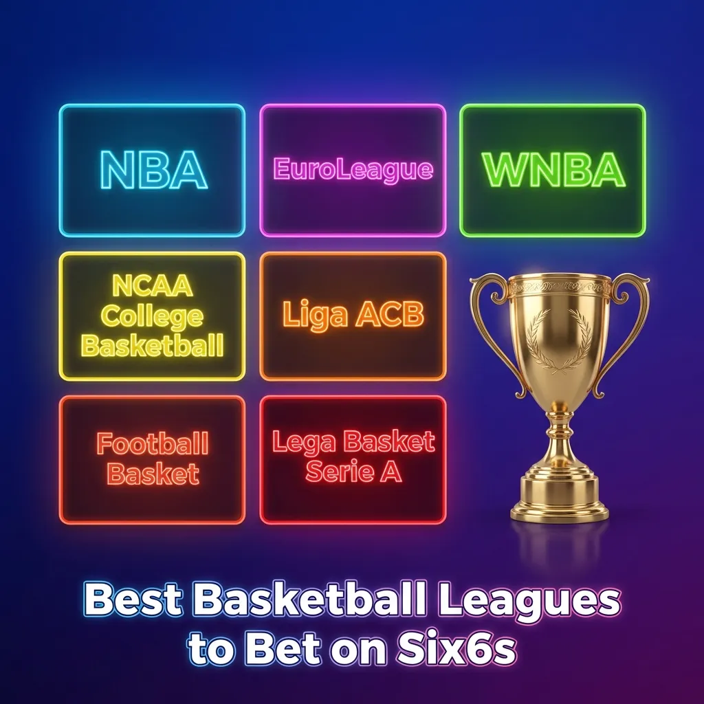 Basketball leagues available for betting on Six6s platform including NBA, EuroLeague, and international tournaments