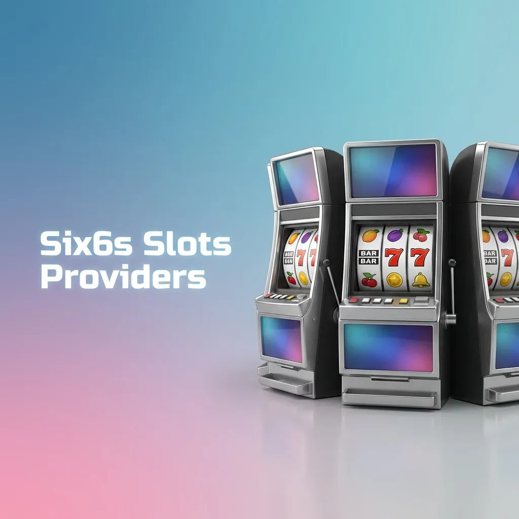 Six6s slot game providers including NetEnt, Pragmatic Play, Evolution Gaming, and Microgaming logos displayed together